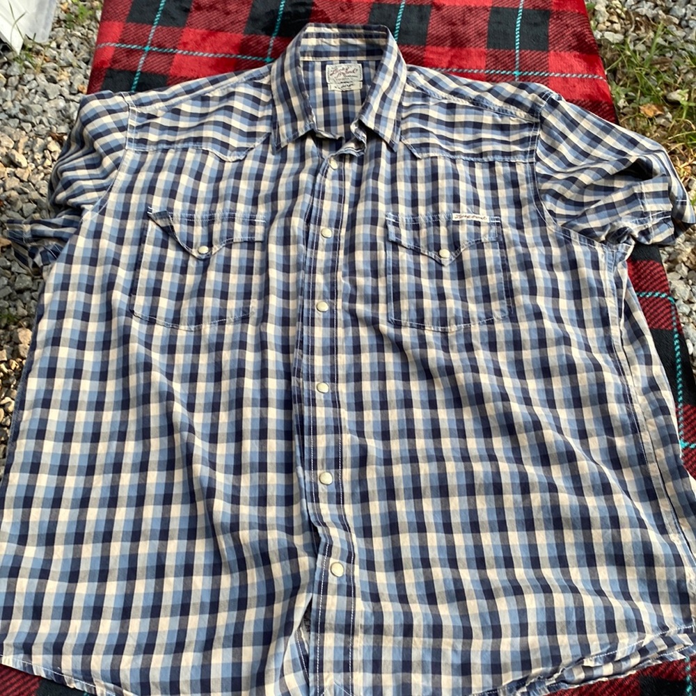Lucky brand button down shirt.  #191